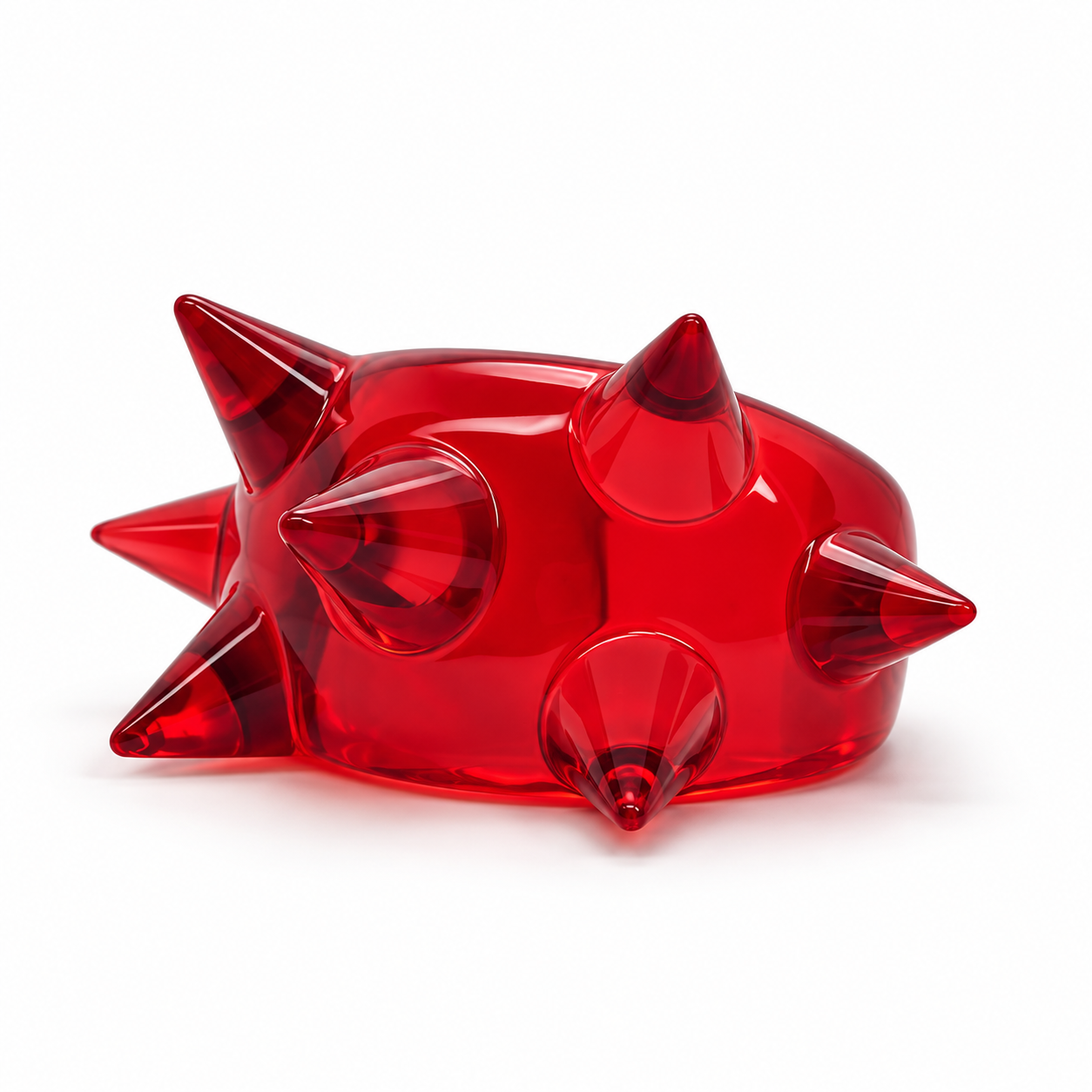 Red Flag Clear Bracelet