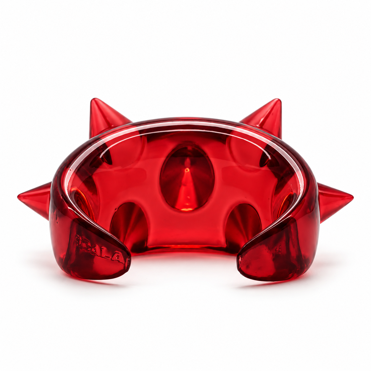 Red Flag Clear Bracelet
