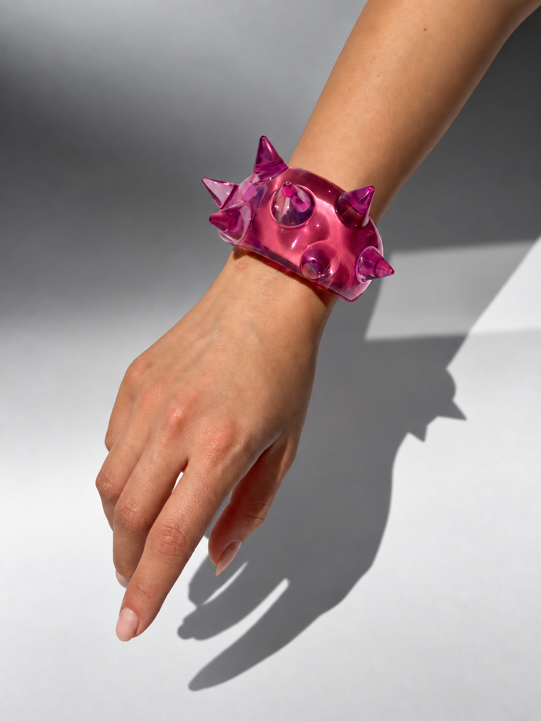 Orchid Clear Bracelet